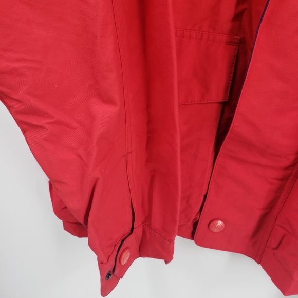 VAN HEUSEN 417 SPORTSWEAR Red Windbreaker MENS M - Picture 4 of 12